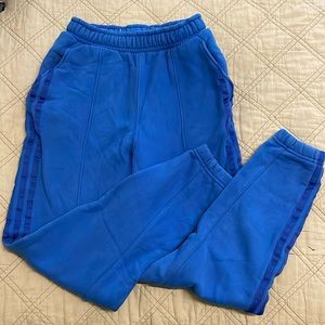 Ivy park x adidas royal blue sweat pants